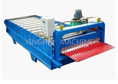 中国 機械を形作る着色された鋼鉄屋根瓦ロールは機械の形成を冷間圧延します サプライヤー