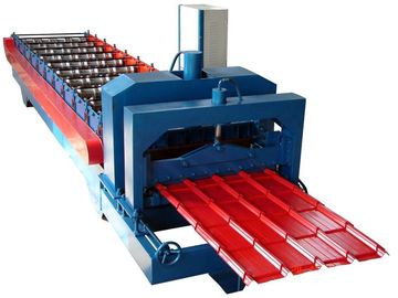 中国 機械青い色0.3-0.8mmの厚さを形作る専門の波形シート ロール サプライヤー